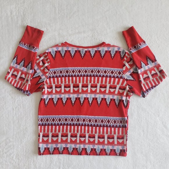 VICTORIA'S SECRET Pullover Multicolor V Neck Sweater SZ XL - Picture 5 of 15